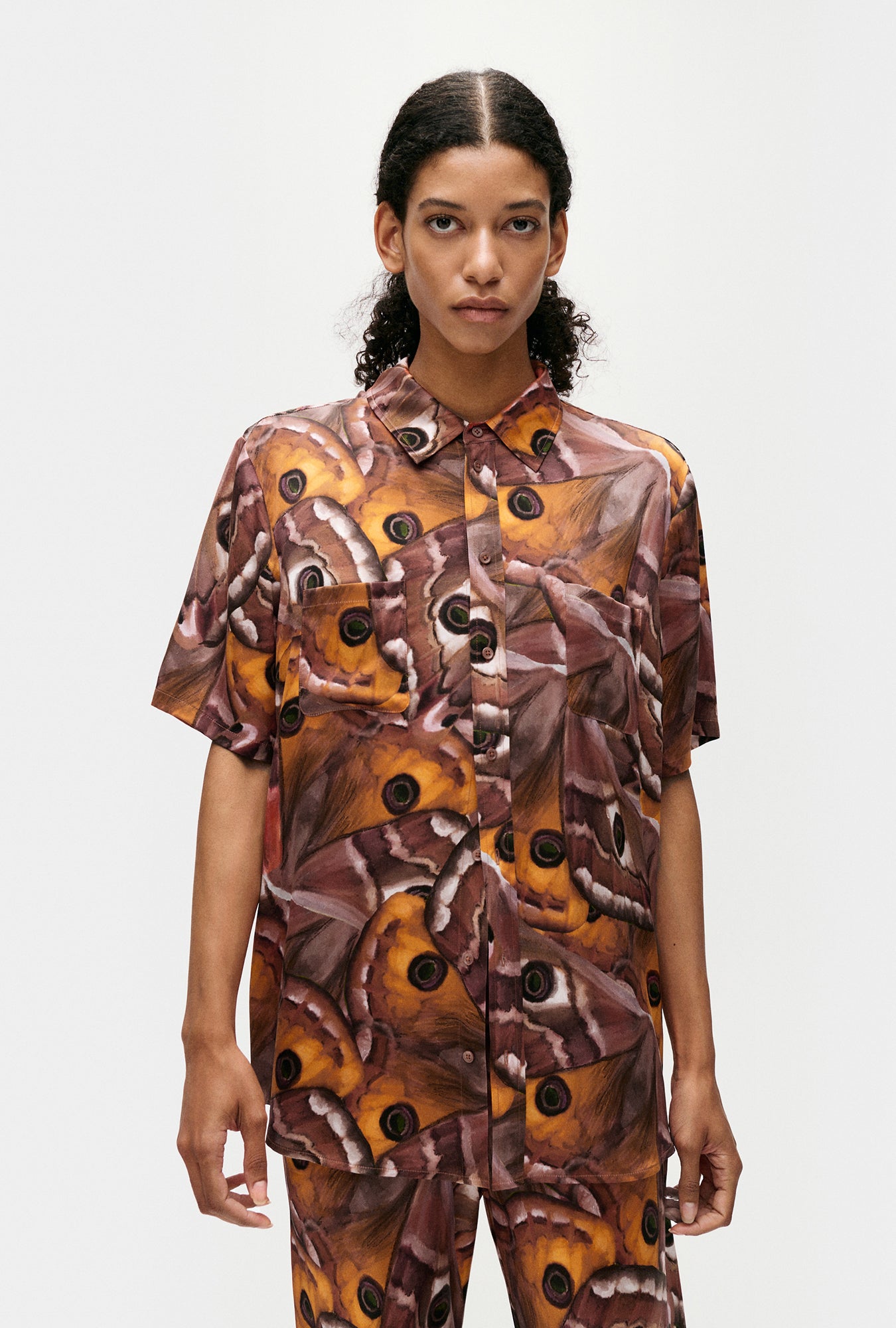 Short Sleeve Boyfriend Shirt Wingspan