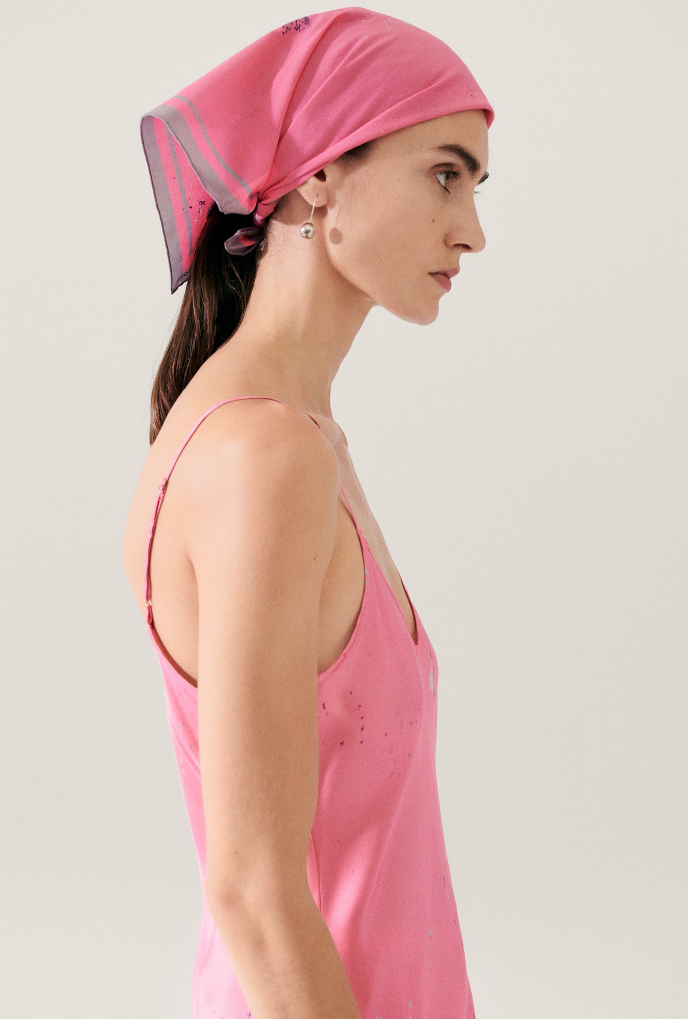 Cotton Silk Scarf Hog Wash