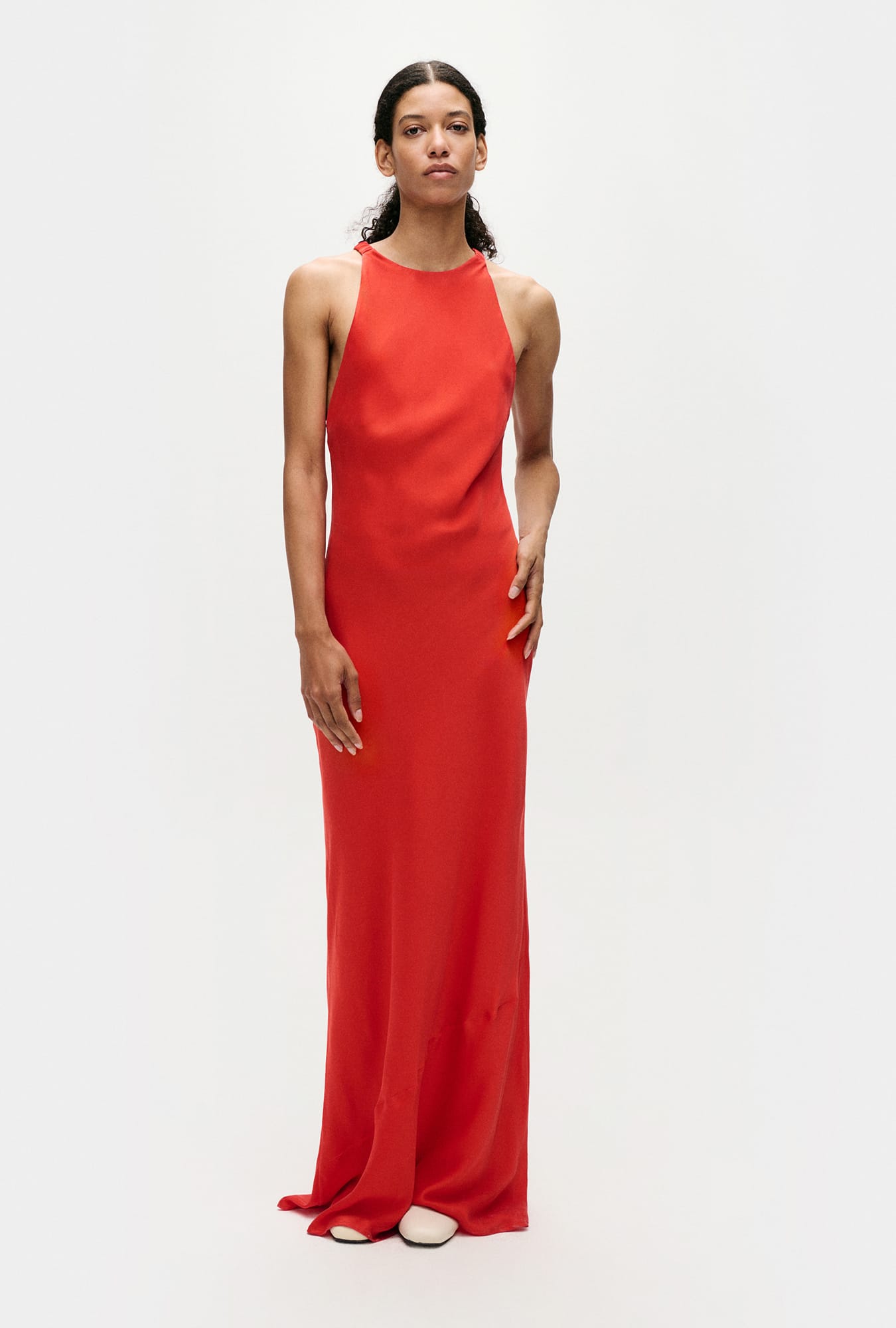 High Low Dress Geranium