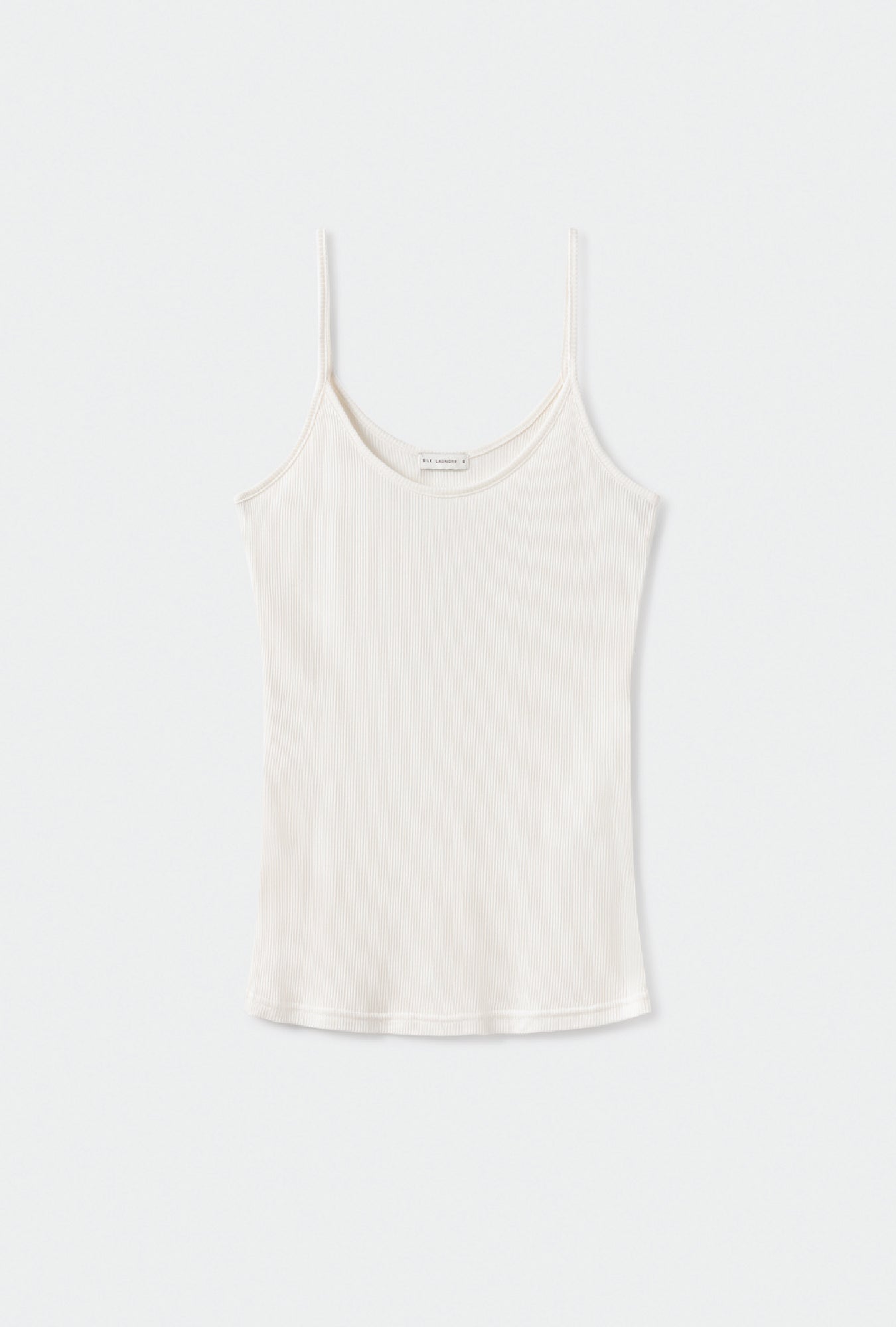 Ribbed Cami White