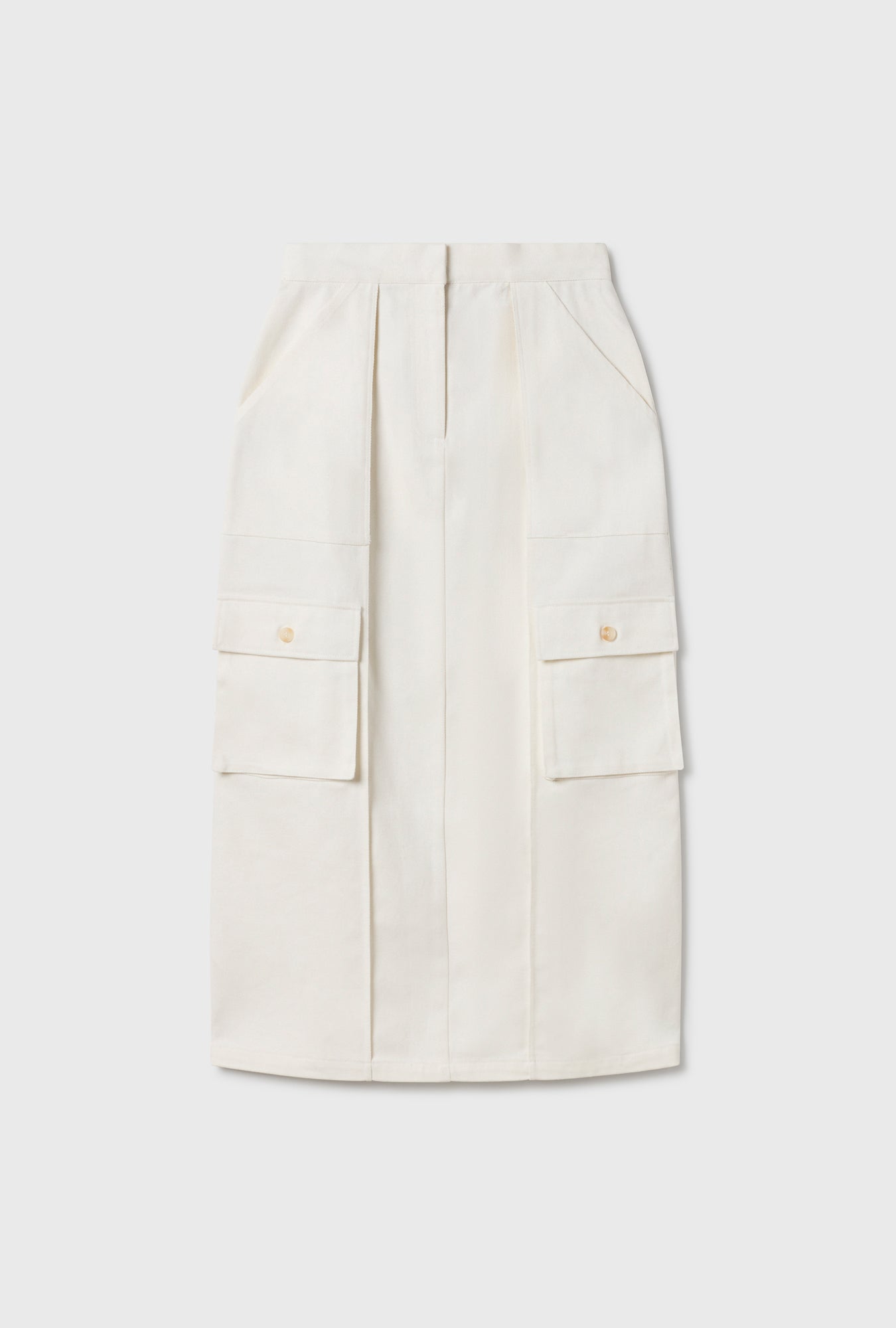 Canvas Cargo Skirt Natural
