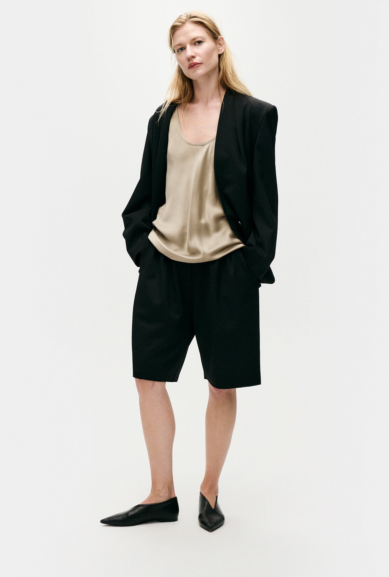 Scoop Neck Tank Graphite