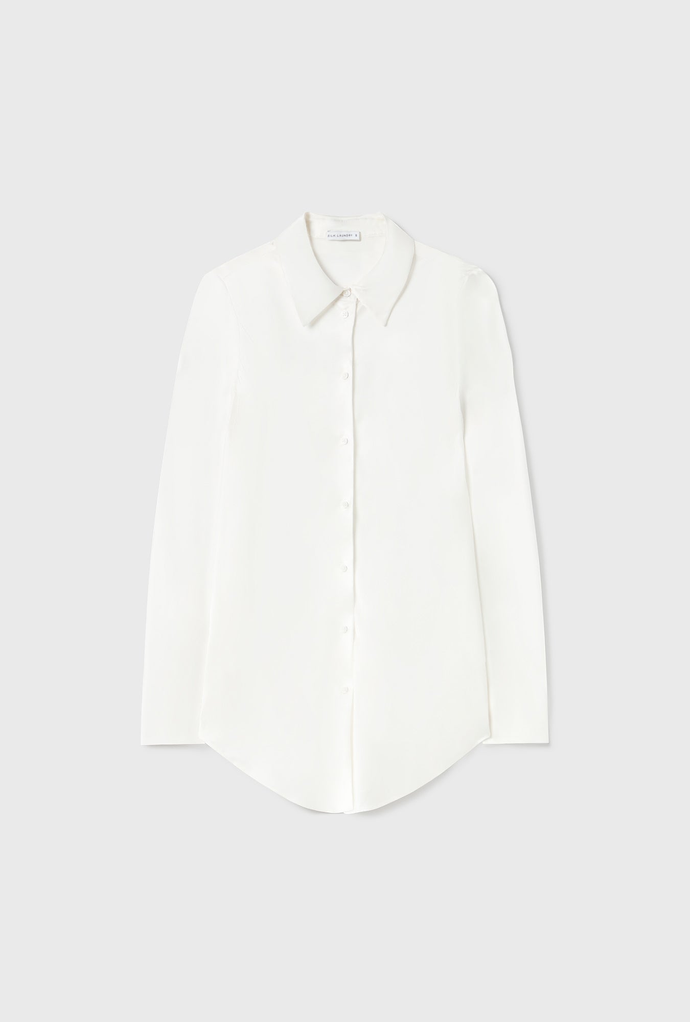 Bias Cut Shirt White