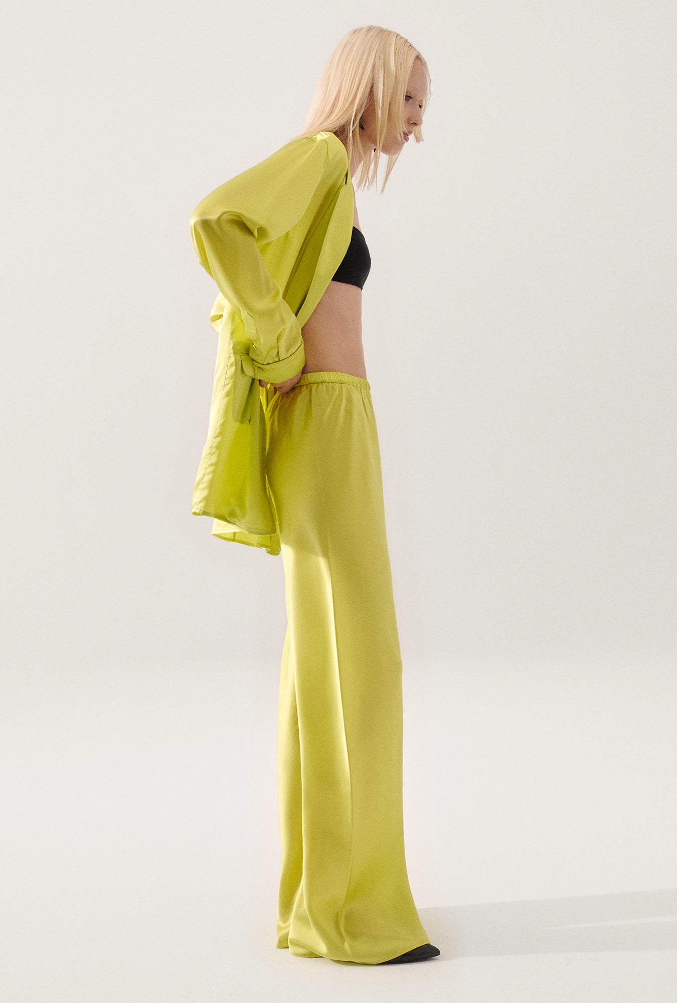 Bias Cut Pants Absinthe