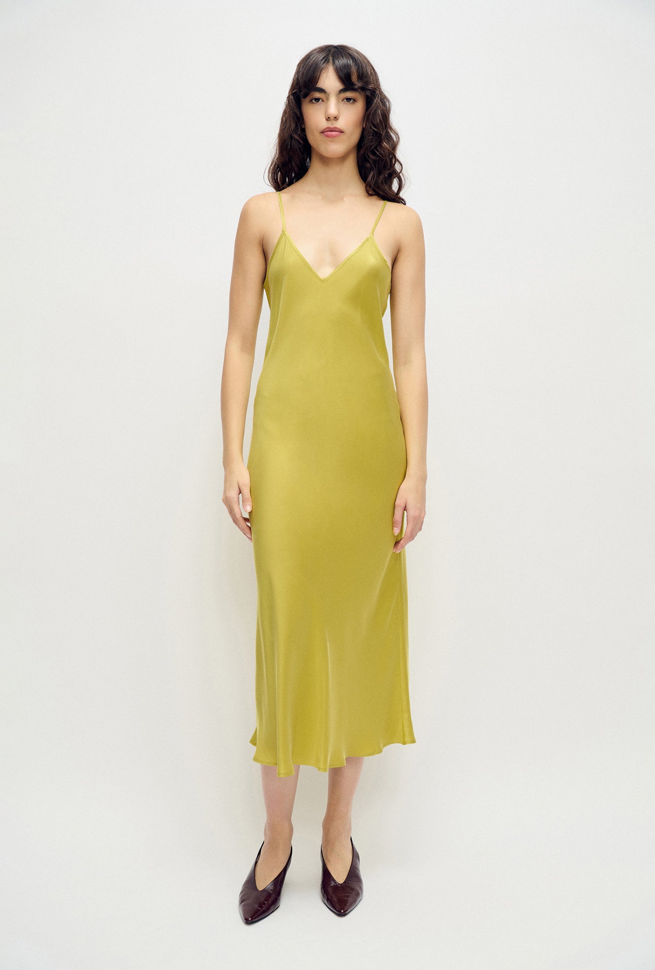90S Slip Dress Limelight