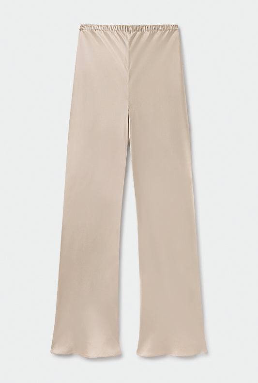Bias Cut Pants Hazelnut