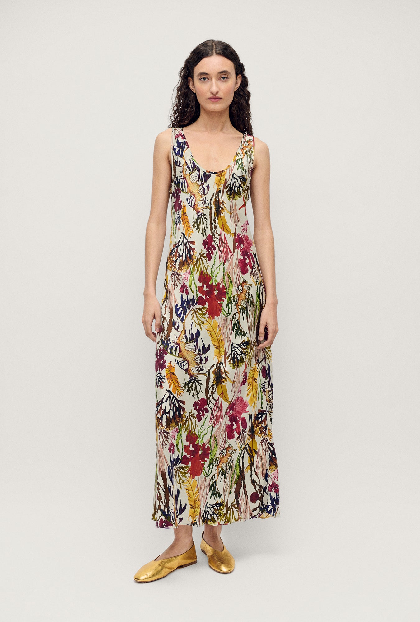 Scoop Neck Dress Planktonic