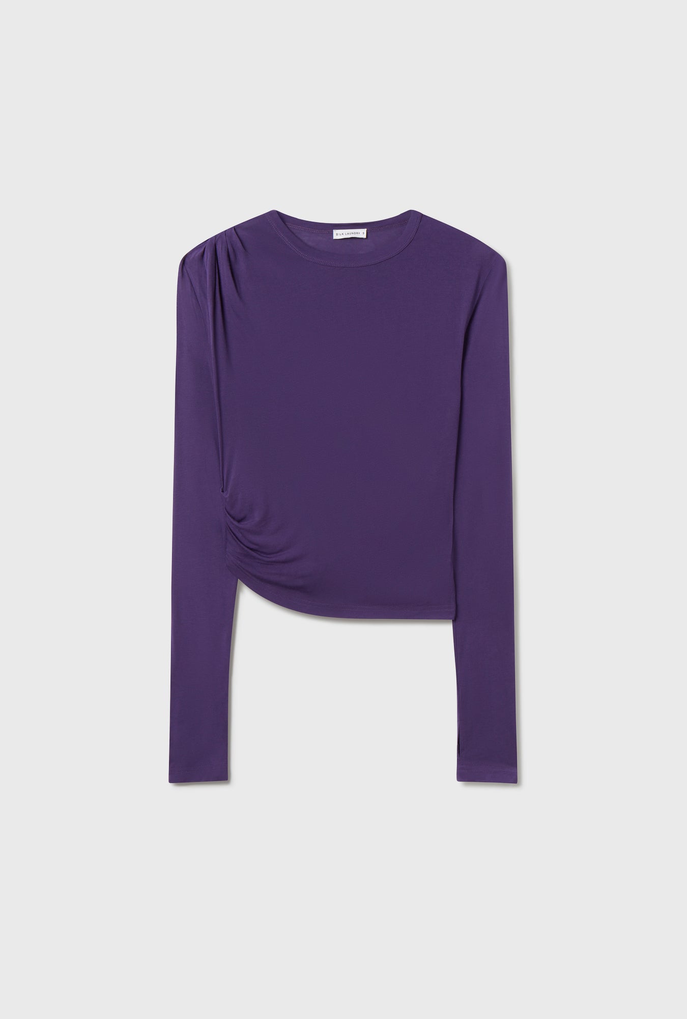 Jersey Modal Drape Top Nightshade