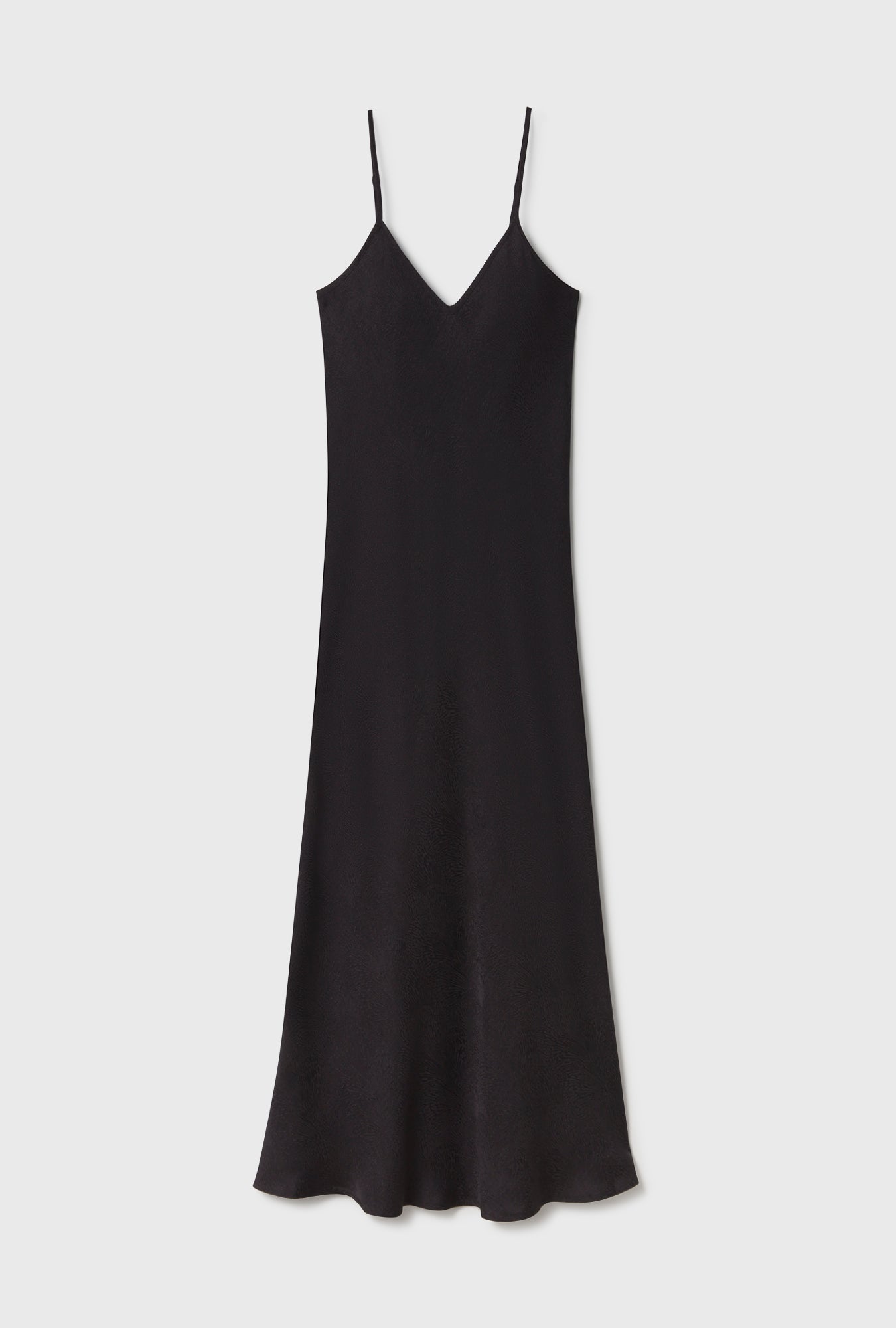 90S Slip Dress Black