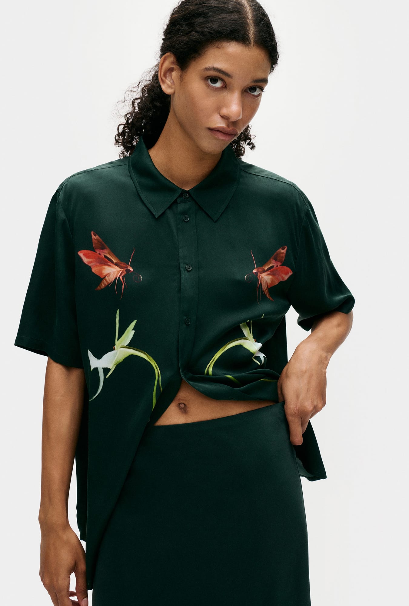 Short Sleeve Boyfriend Shirt Symbiotic