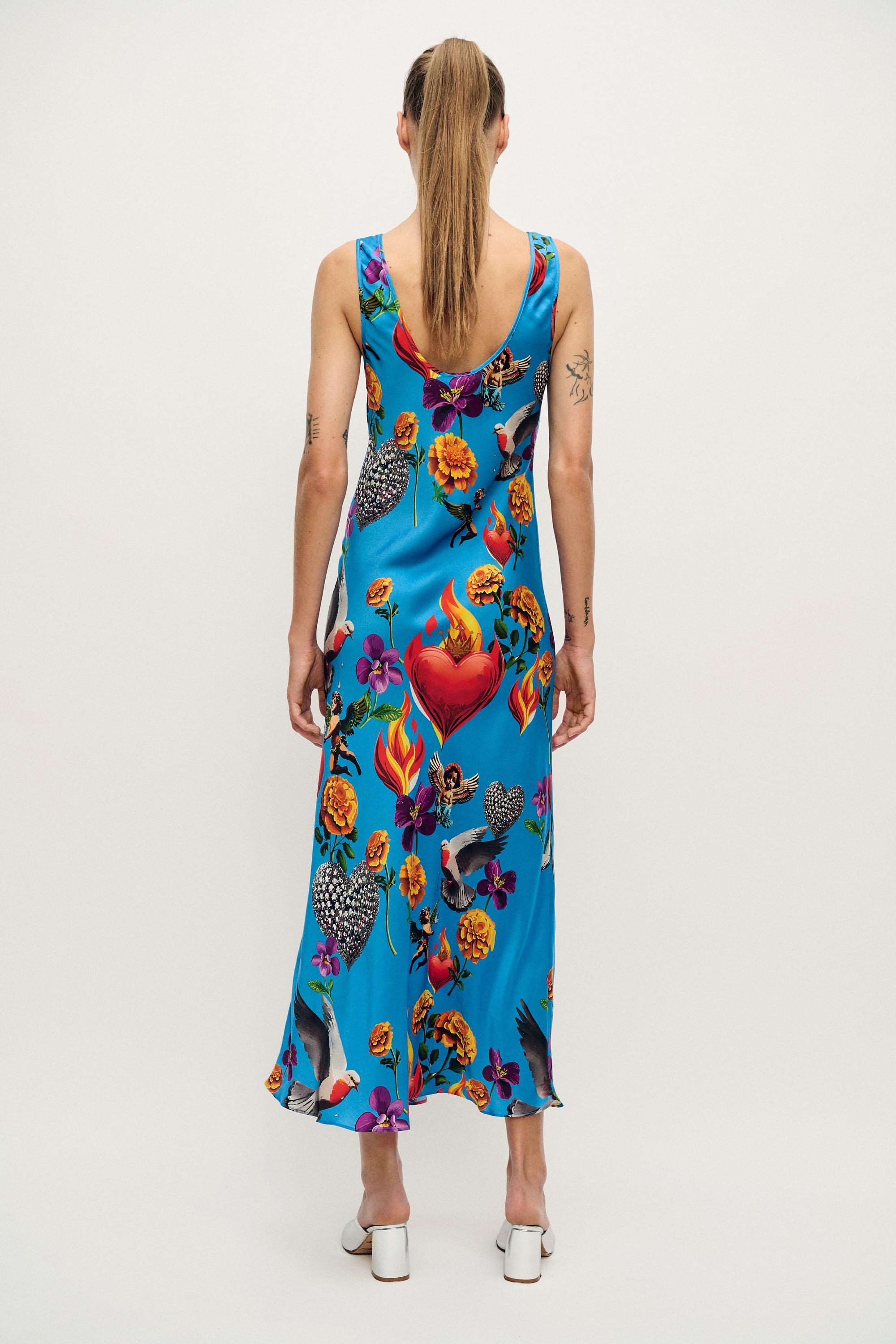 SCOOP NECK DRESS DEARLY BELOVED MIRAGE