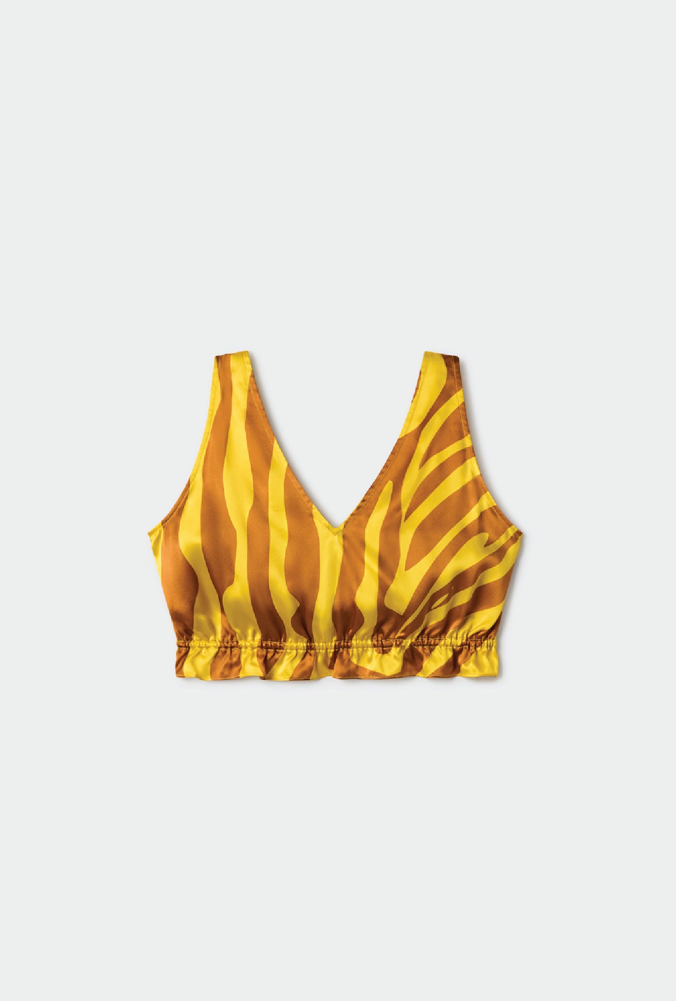 V-Neck Crop Top Tiger Matisse