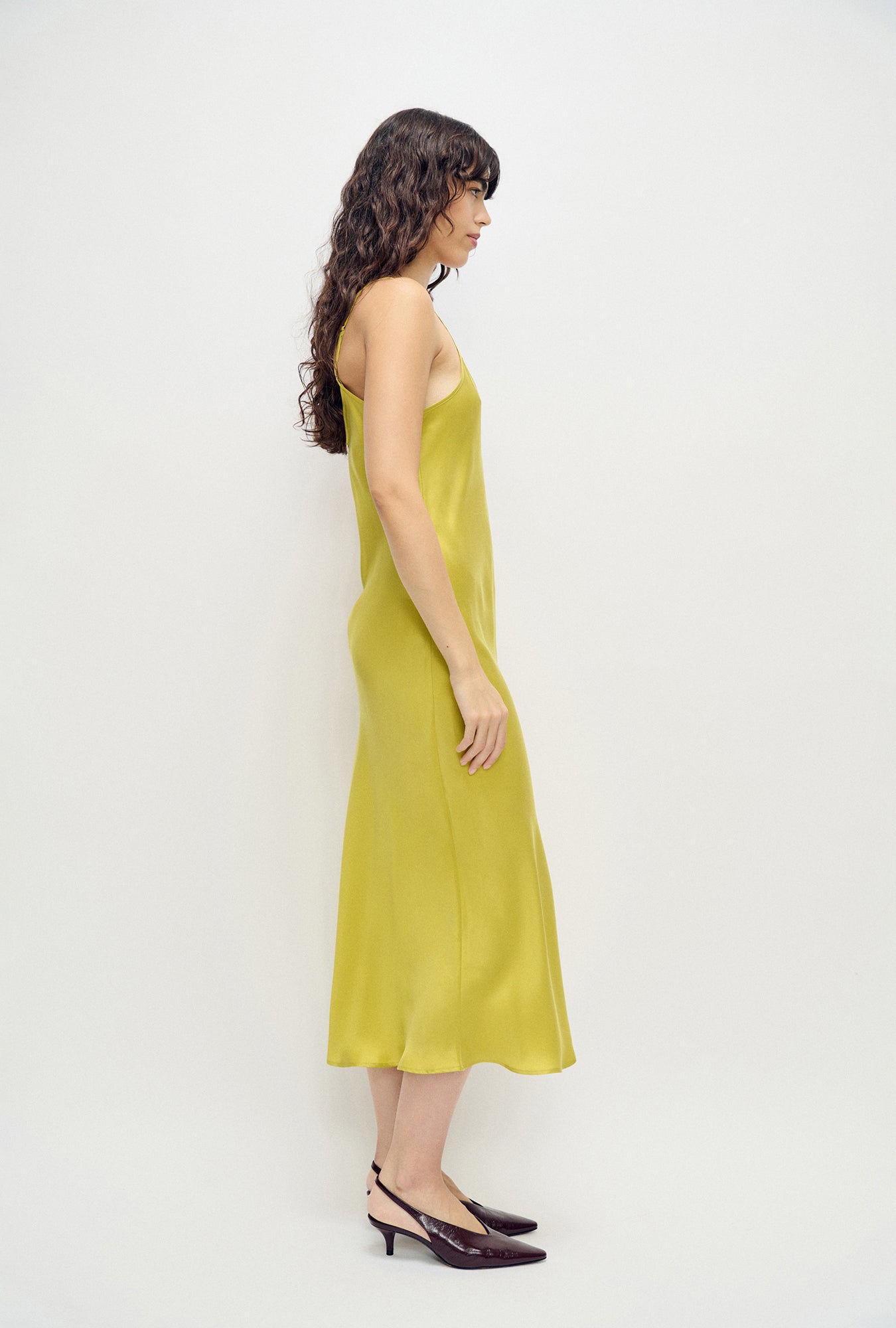 90S Slip Dress Limelight