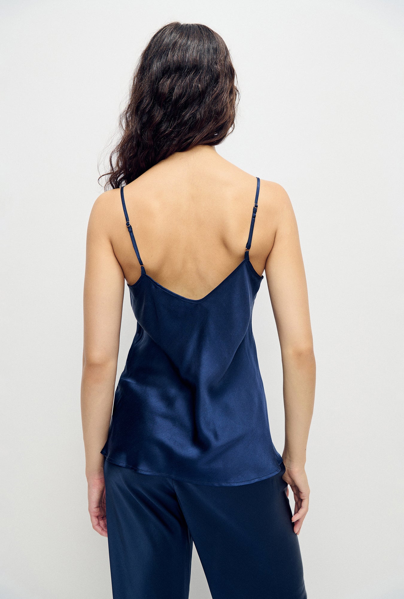 Bias Cut Cami Midnight