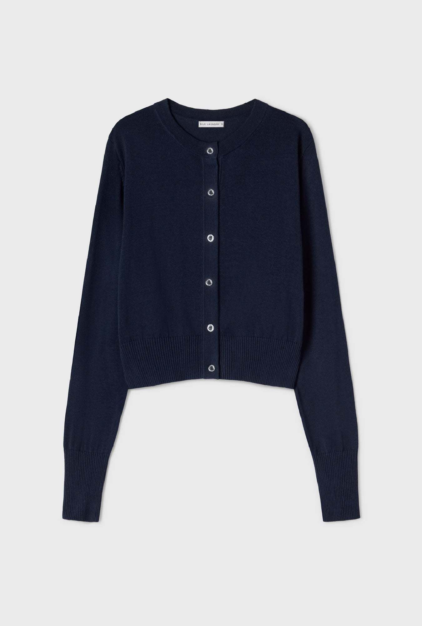 Cropped Cardigan Midnight