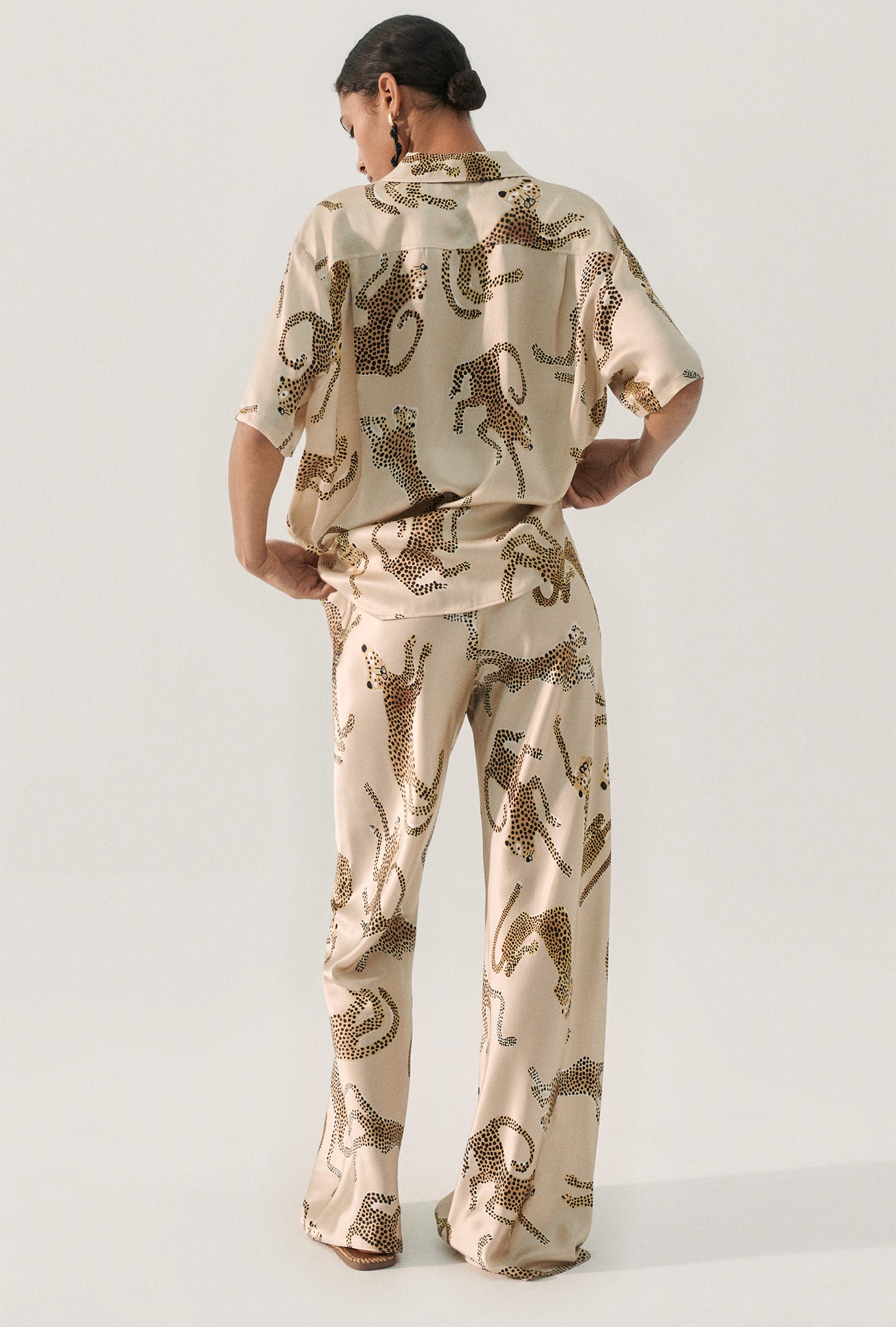 Bias Cut Pants Jaguars Hazelnut