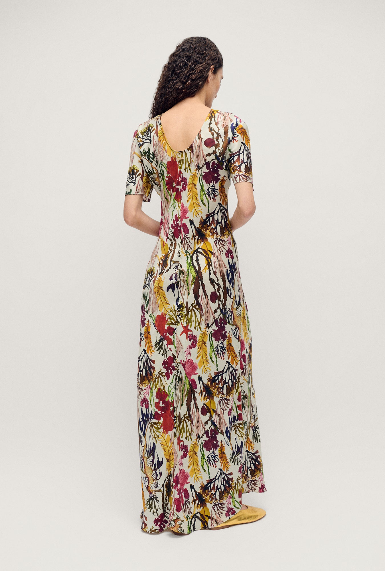 Short Sleeve Bias Dress Planktonic