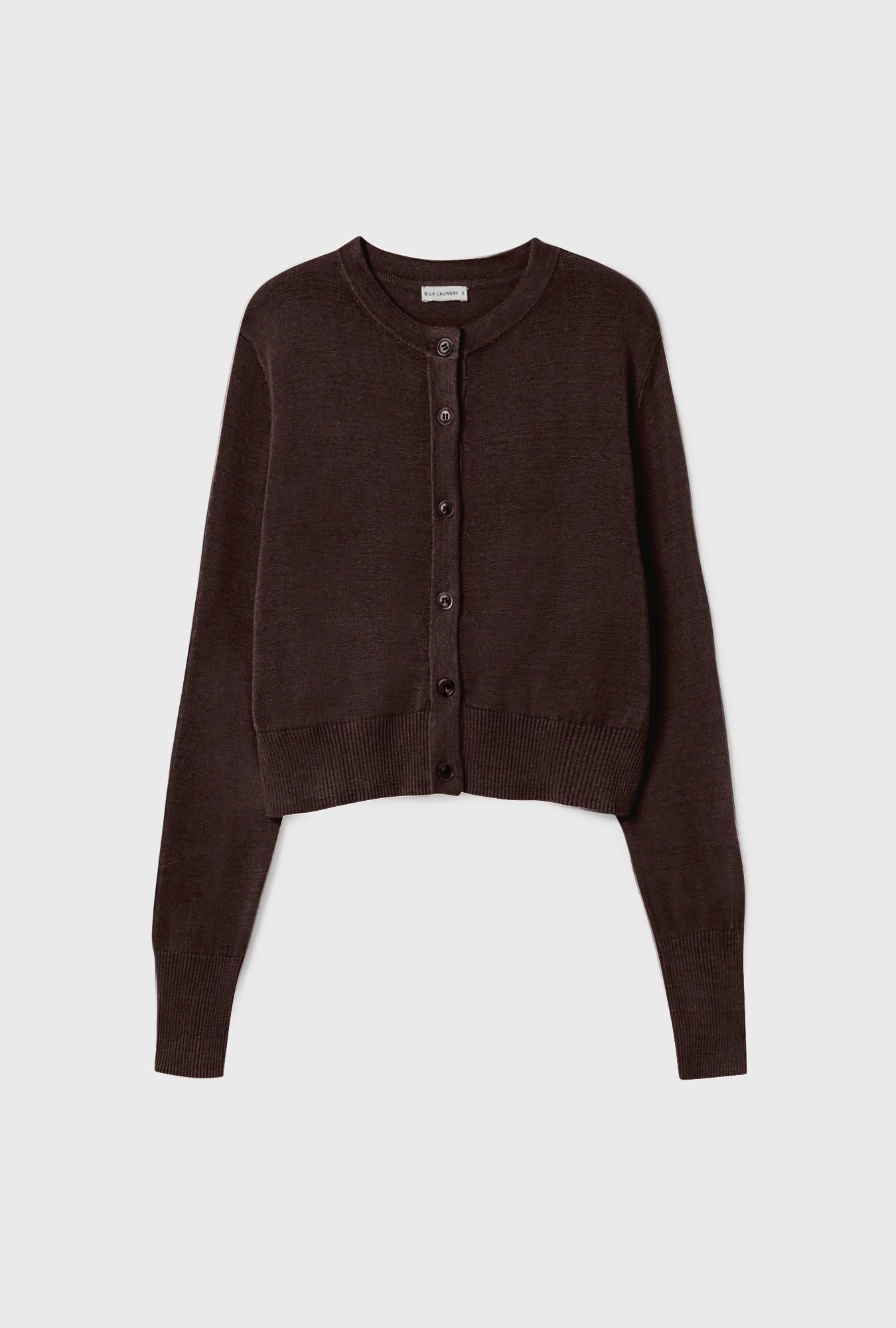 Wool Cropped Cardigan Root