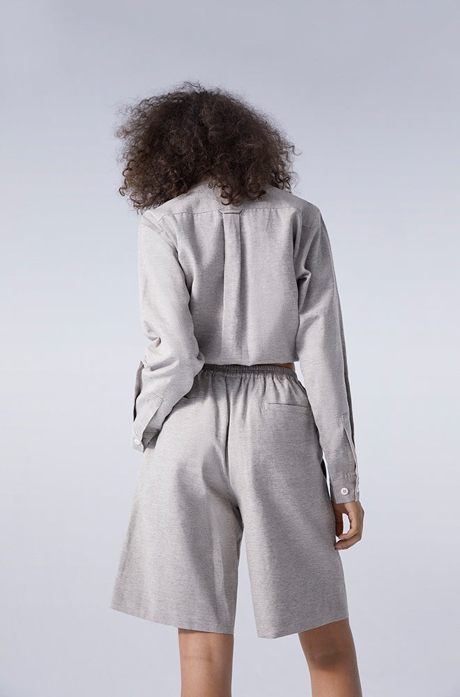 Yak Blend Basketball Shorts Grey Marle