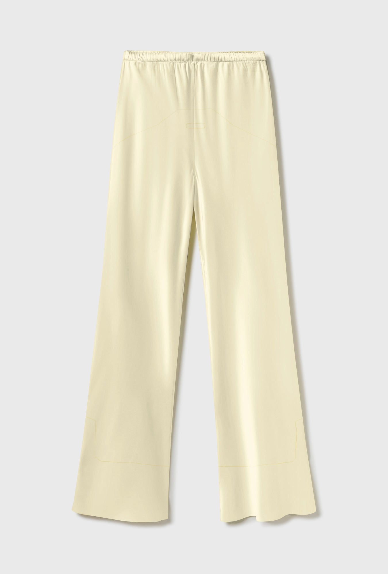 Bias Cut Pants Vanilla Flower