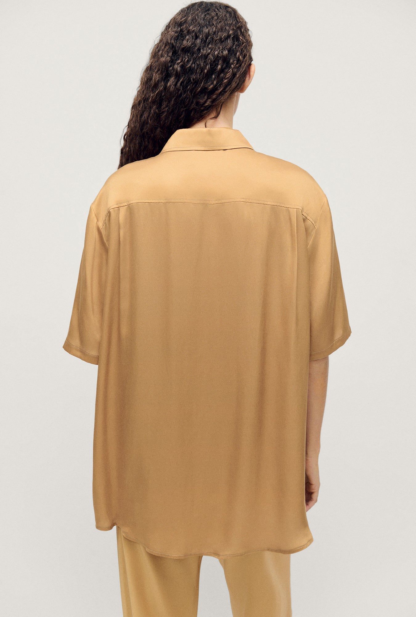 Short Sleeve Boyfriend Shirt Seahorse