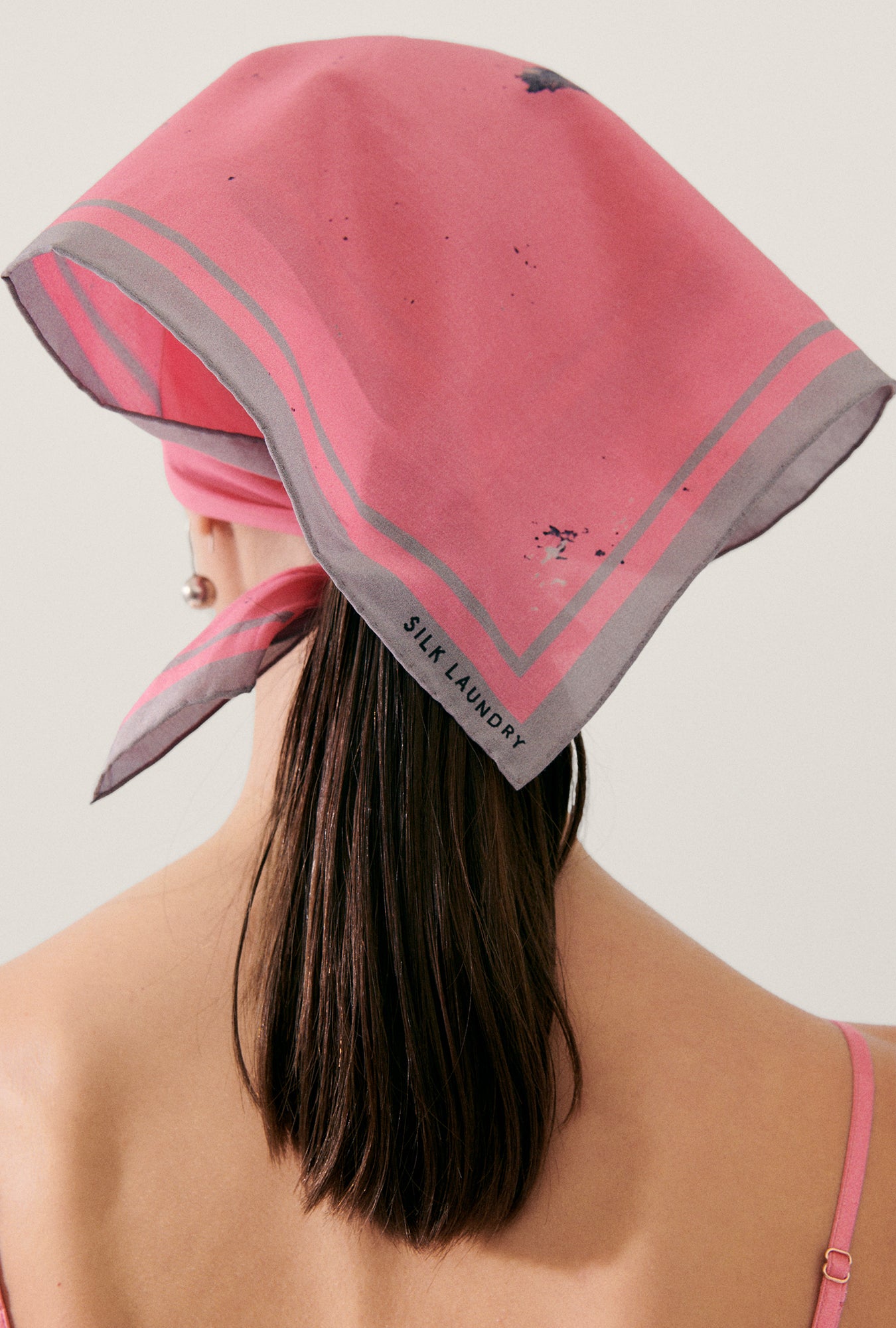 Cotton Silk Scarf Hog Wash