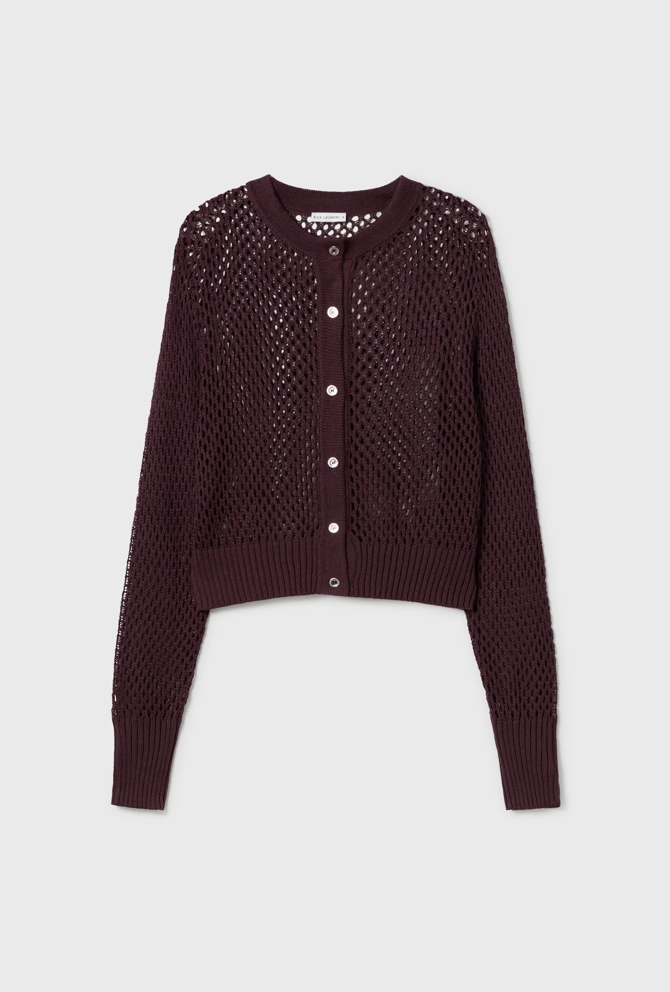 Crochet Cropped Cardigan Cacao