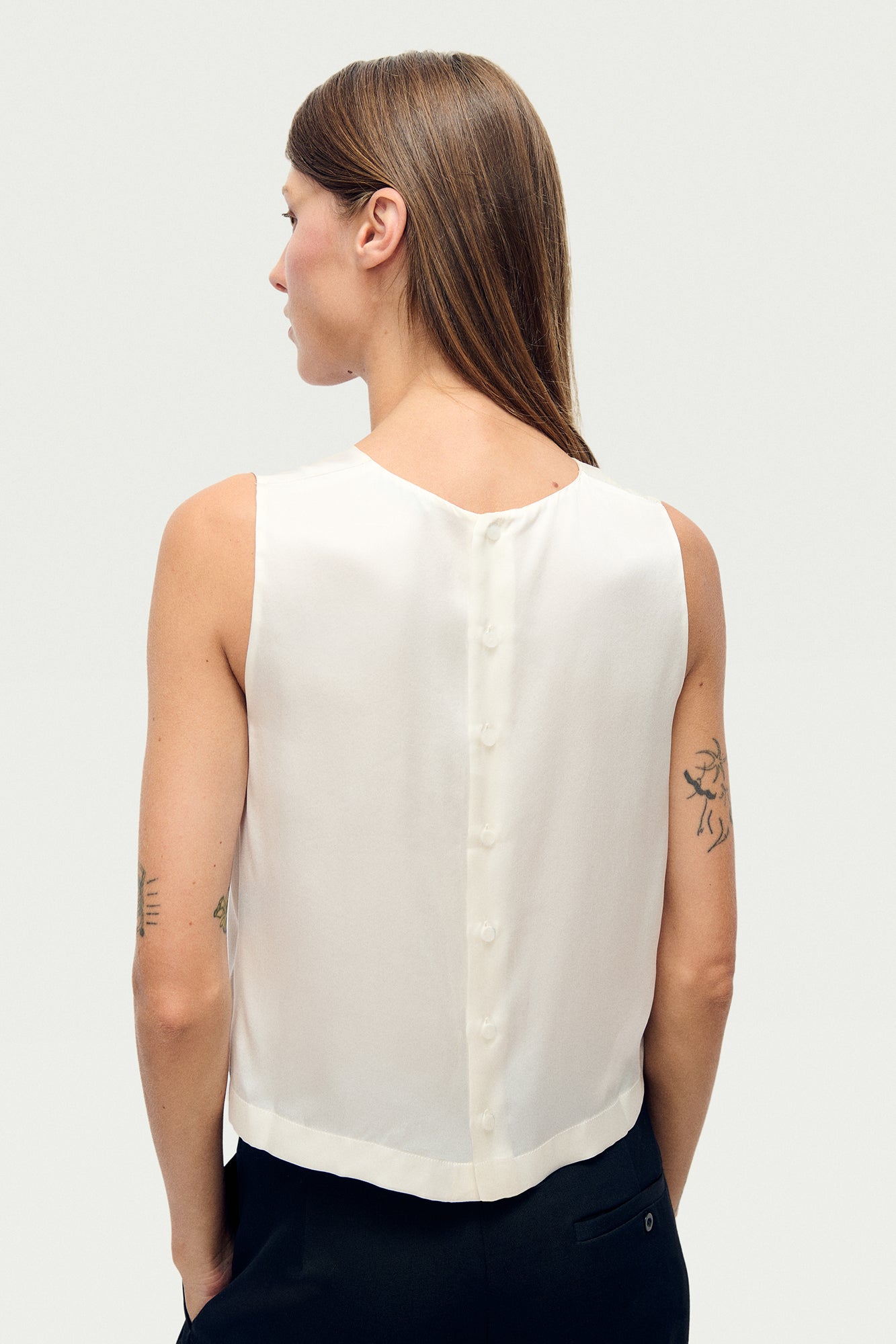 Elena Top White