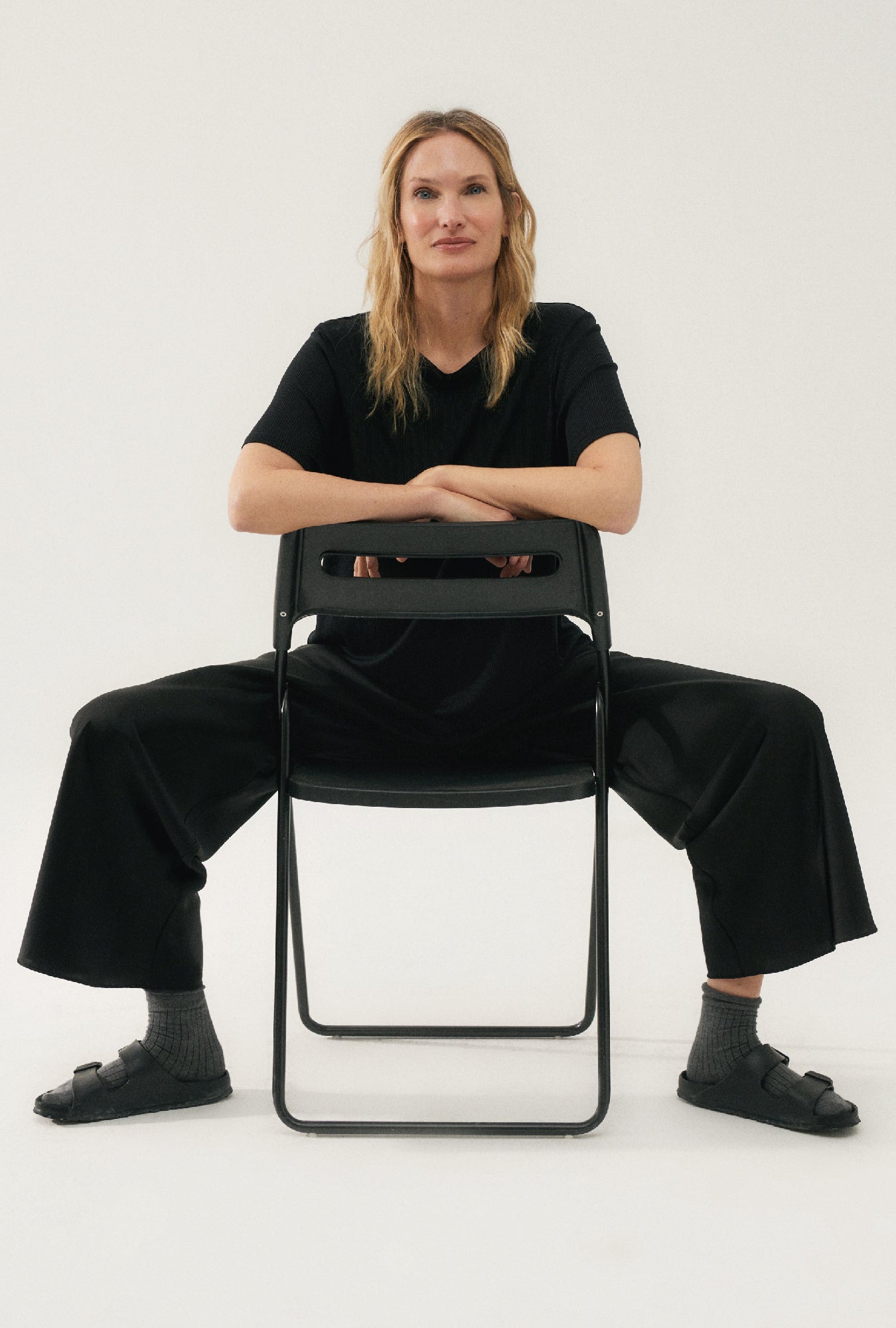 Ribbed T-Shirt Black