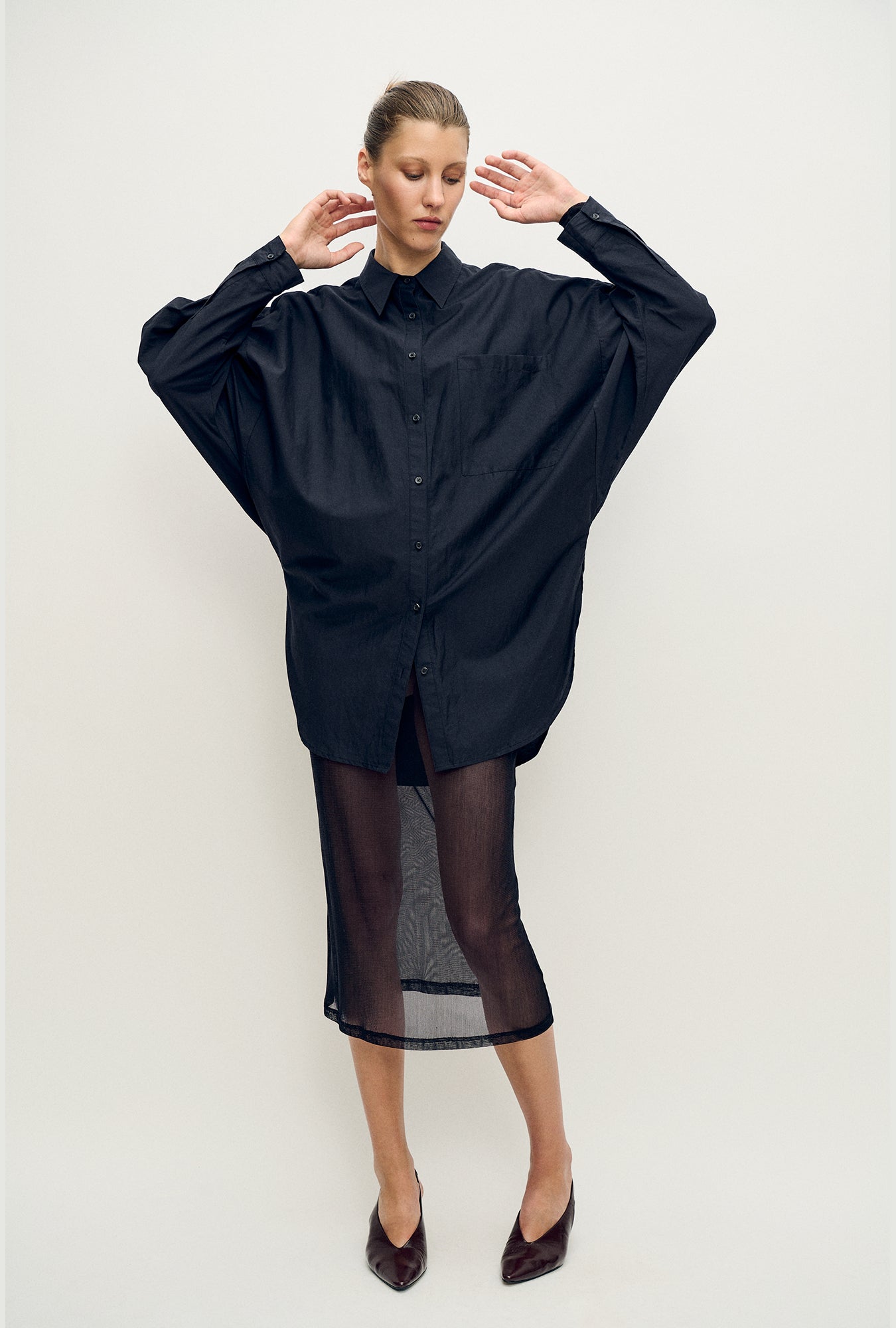 Mesh Skirt Black