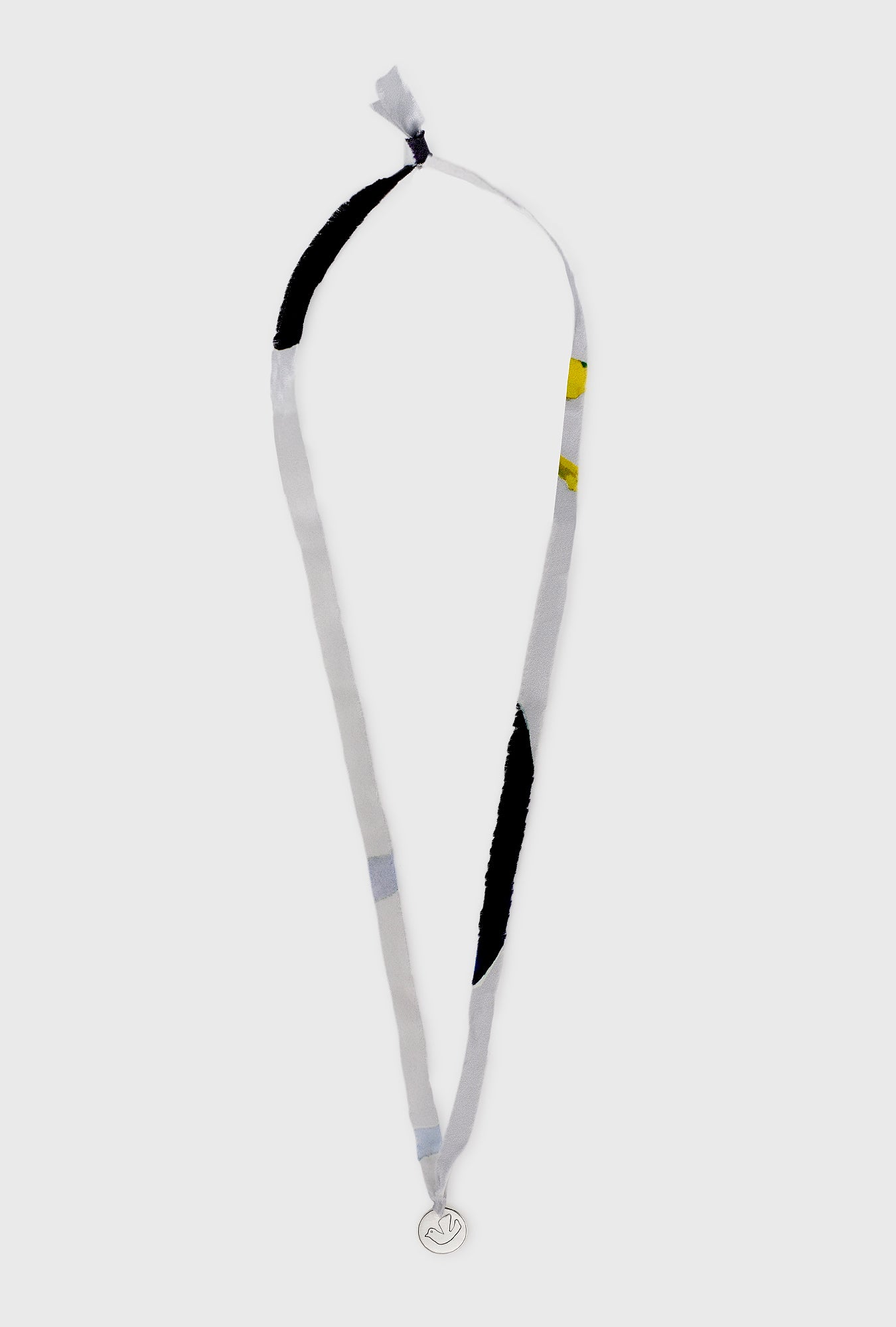 Peace Charm Necklace Silver