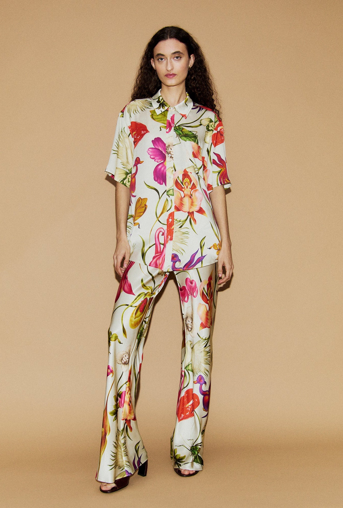 Short Sleeve Boyfriend Shirt Wonderland