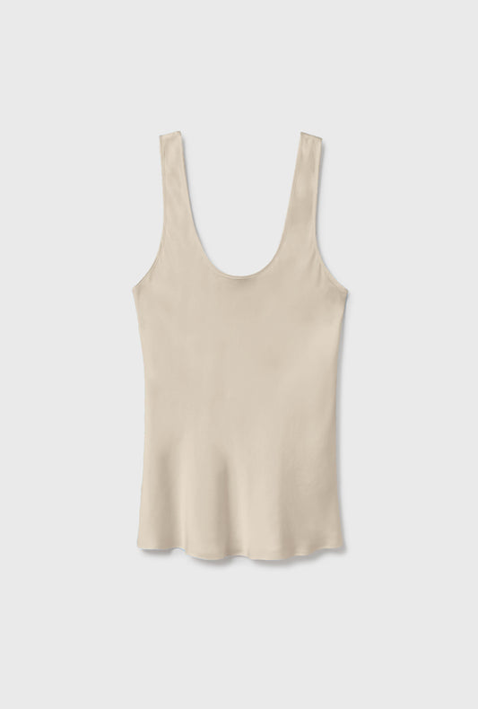 Scoop Neck Tank Hazelnut