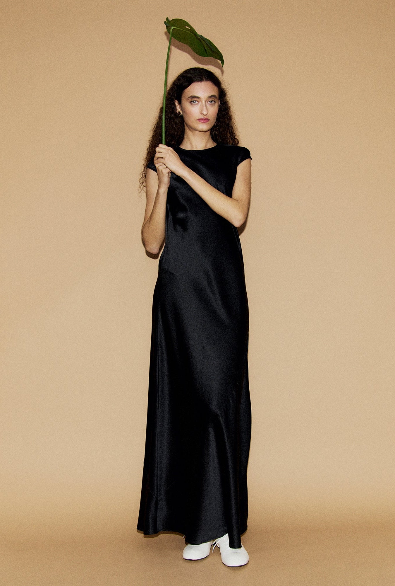 Drape Dress Black